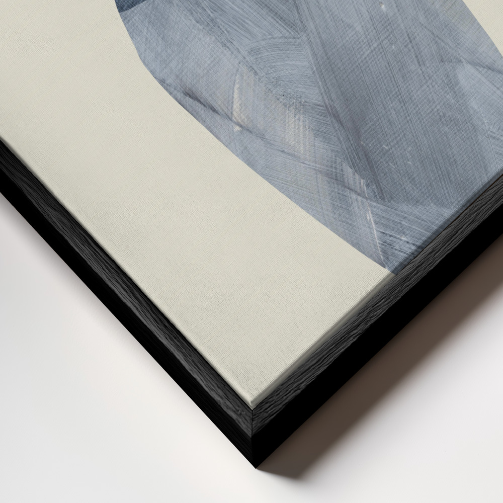 Canvas schilderi - Country Plant frame close-up - zwart frame