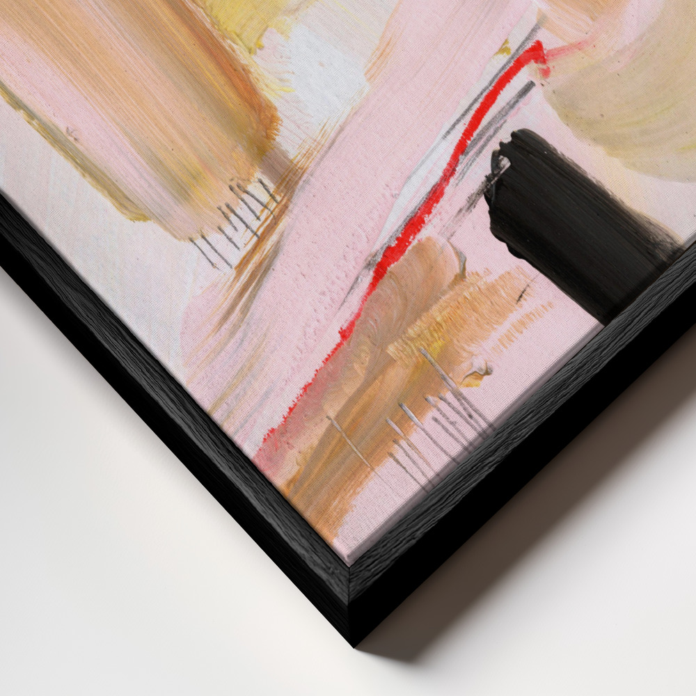 Canvas print - Summer Dream frame close up - black frame