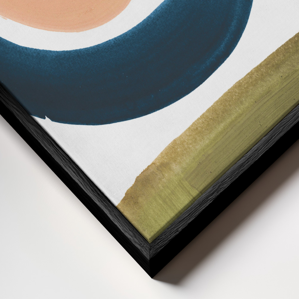 Canvas schilderi - Gravity frame close-up - zwart frame