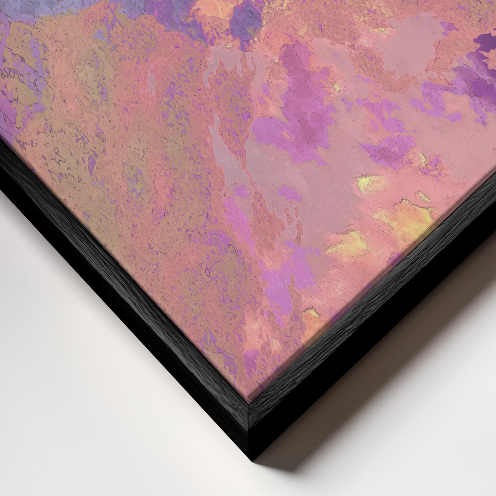 Toile - VAPORPOOL cadre en gros plan - cadre noir
