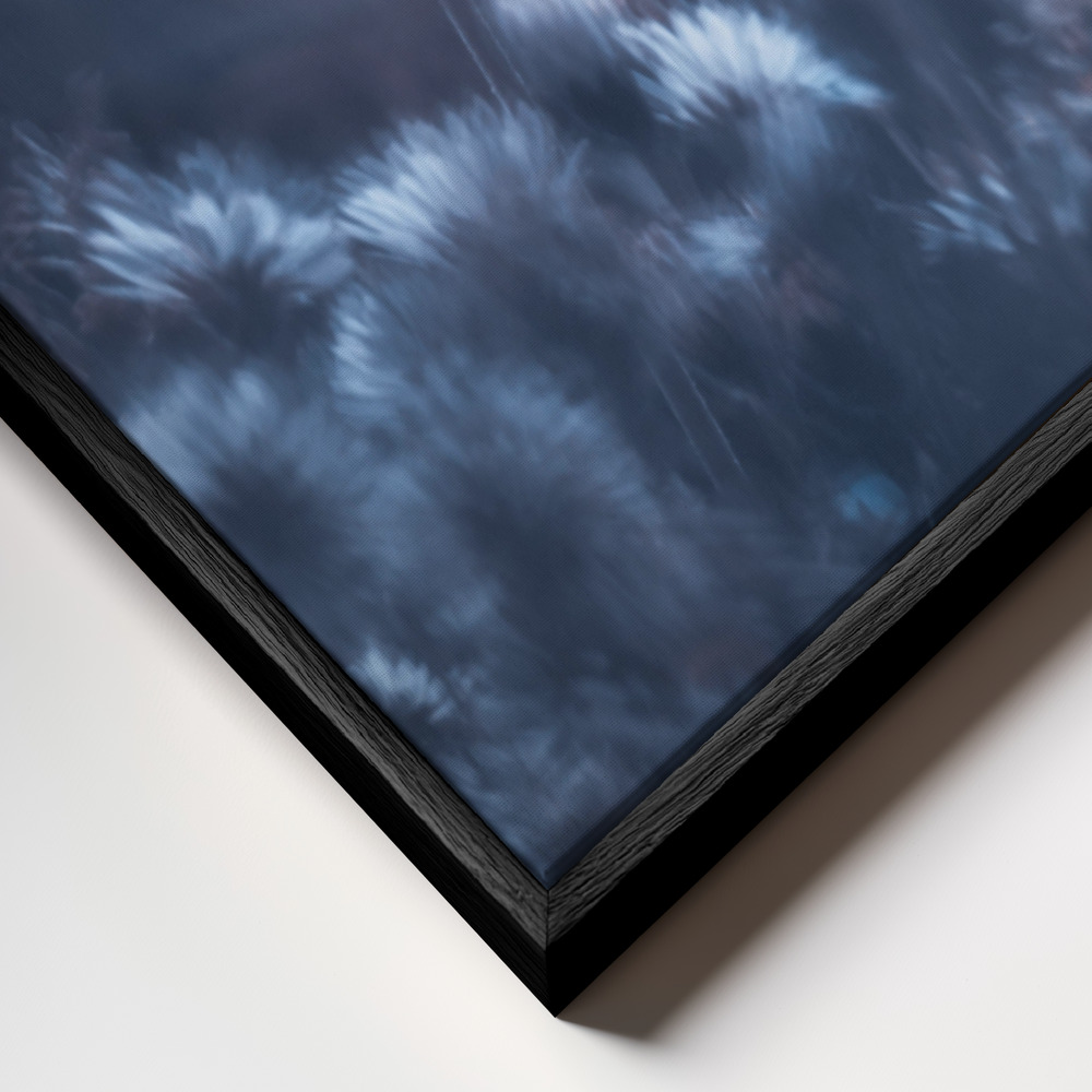 Canvas print - The divine sound of creation frame close up - black frame