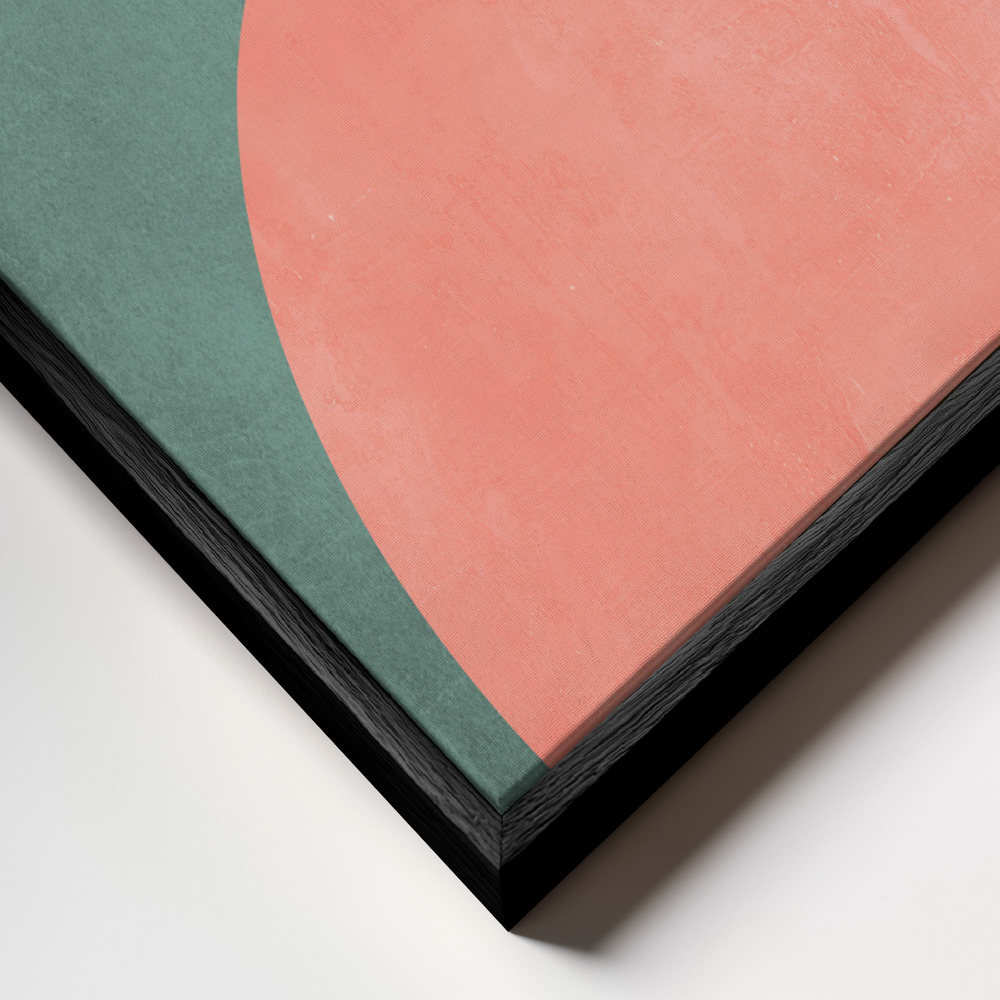 Canvas print - A Beautiful Day frame close up - black frame