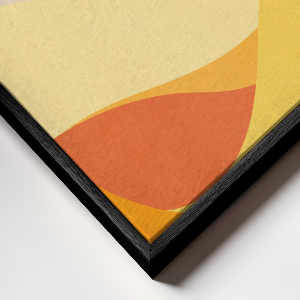 Canvas print - Sweet Harmony frame close up - black frame