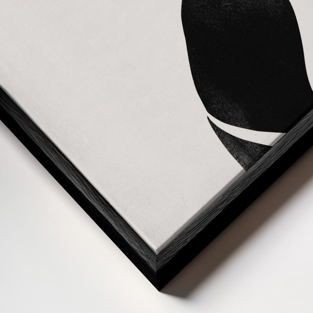Canvas taulu - Azurea kehys lähikuvassa - musta kehys