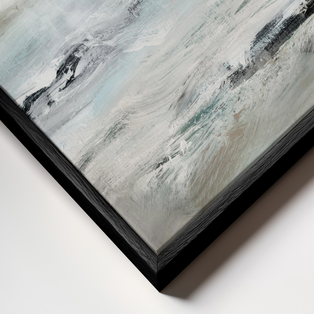 Canvas schilderi - Sandybay frame close-up - zwart frame
