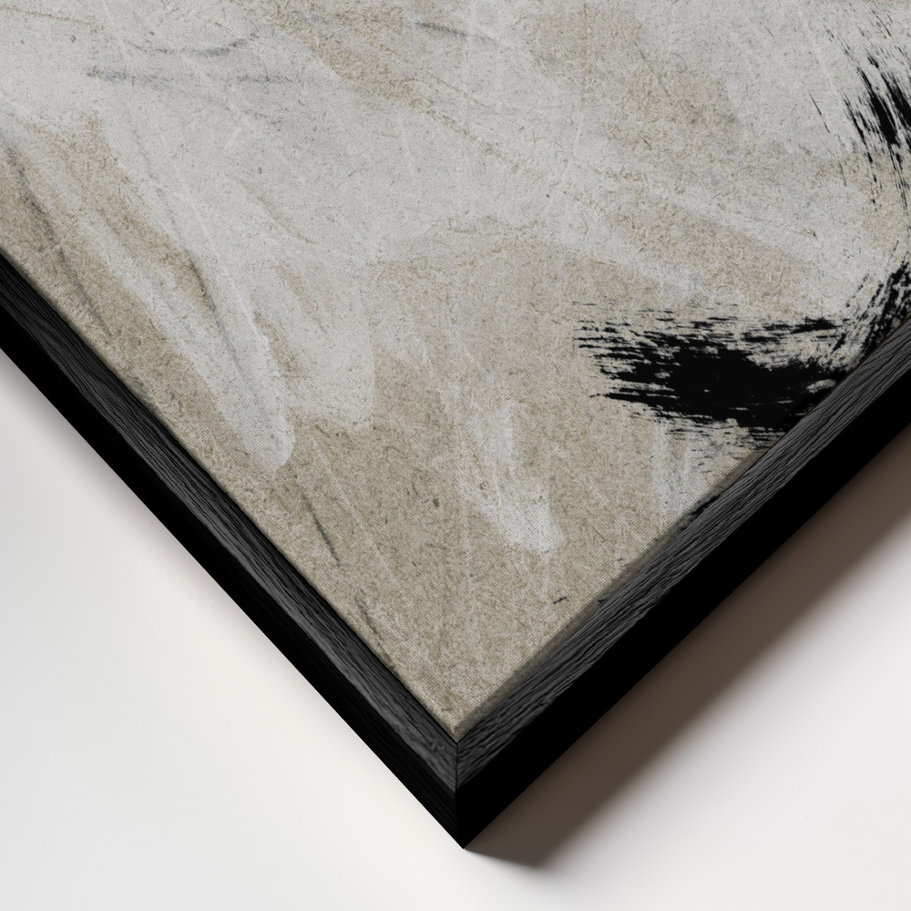 Canvas taulu - Lifestyle No2 kehys lähikuvassa - musta kehys