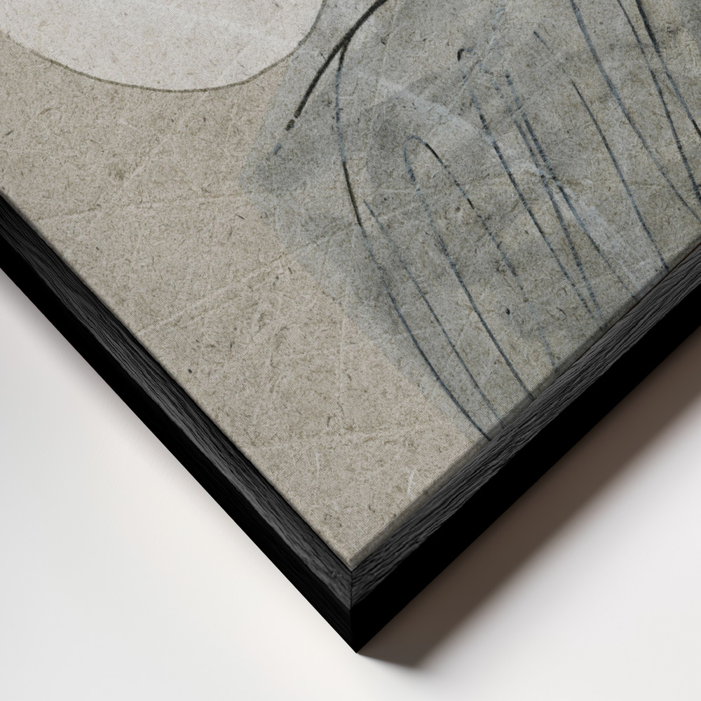 Canvas print - Lifestyle No1 frame close up - black frame