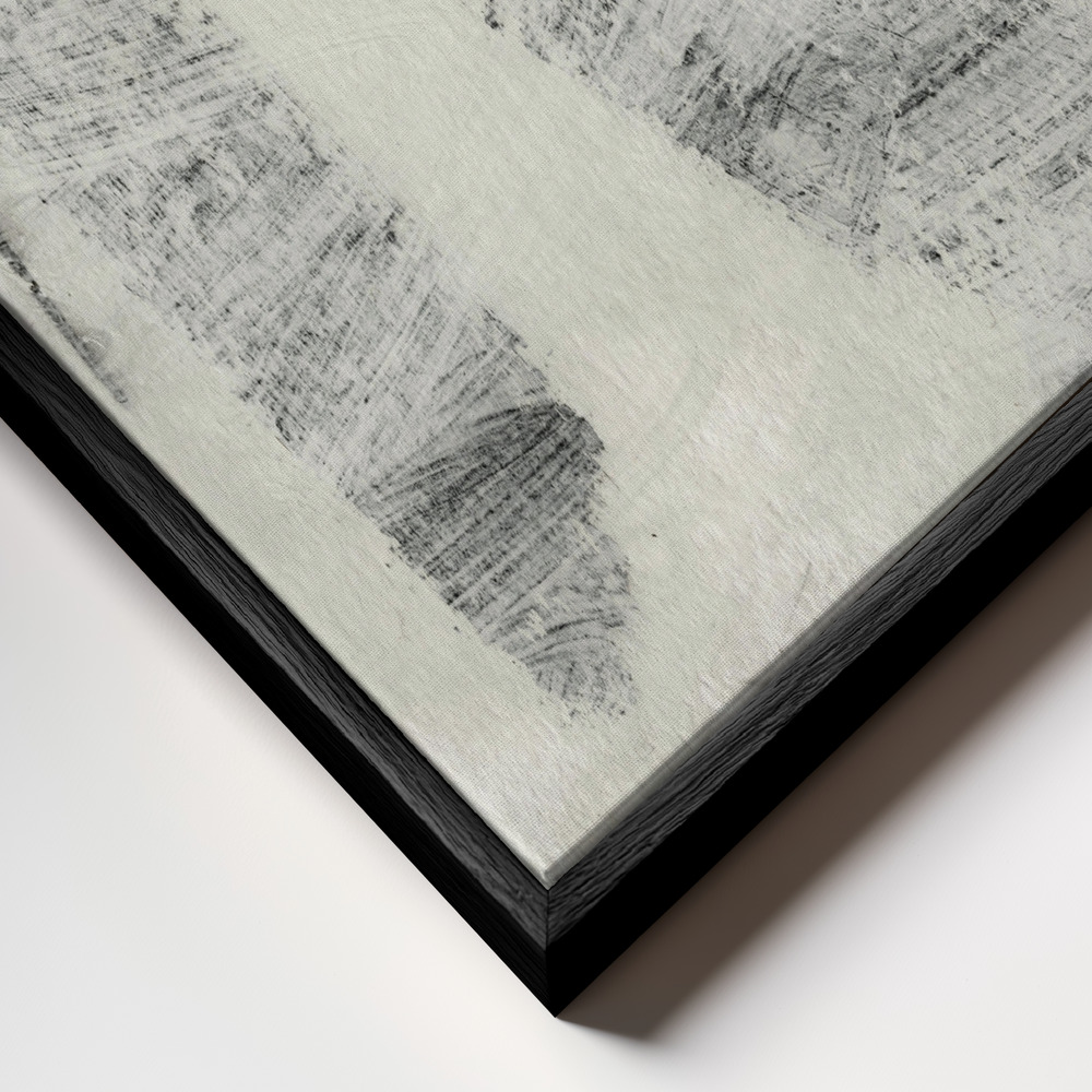 Canvas schilderi - Real No1 frame close-up - zwart frame