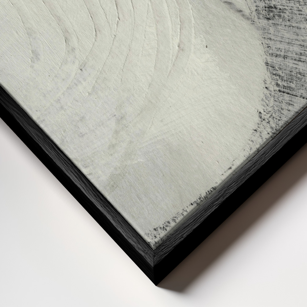 Canvas schilderi - Real No2 frame close-up - zwart frame
