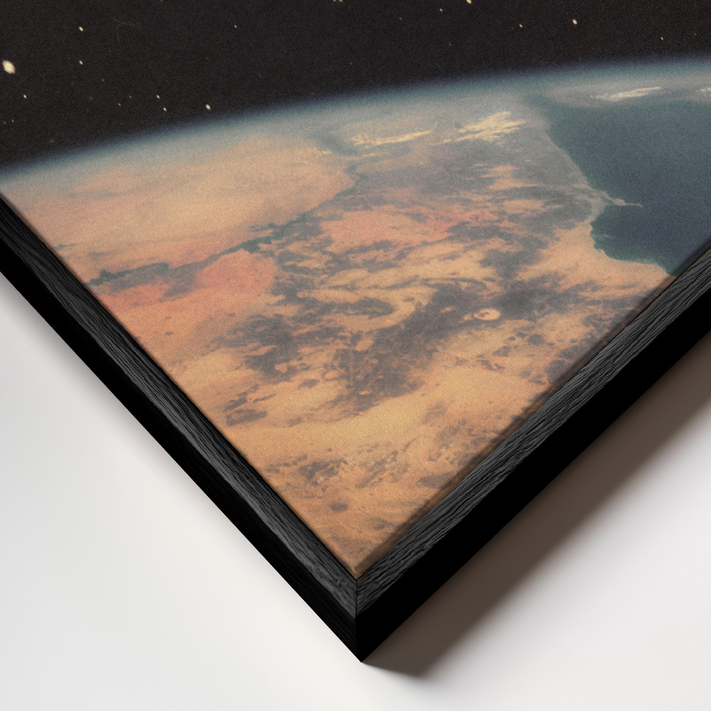 Canvas schilderi - Surrender frame close-up - zwart frame
