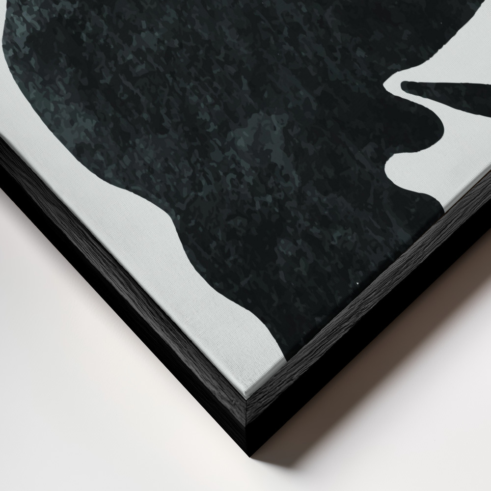 Toile - Henri Matisse Bodies #1 cadre en gros plan - cadre noir