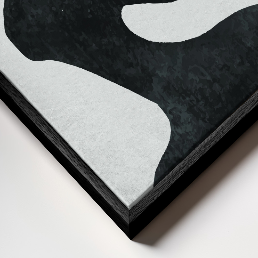 Toile - Henri Matisse Bodies #3 cadre en gros plan - cadre noir