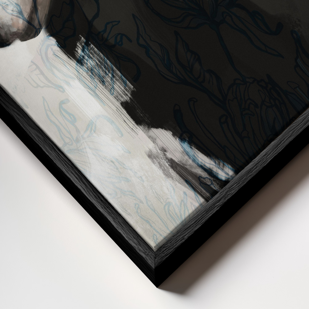 Toile - At All Times III cadre en gros plan - cadre noir