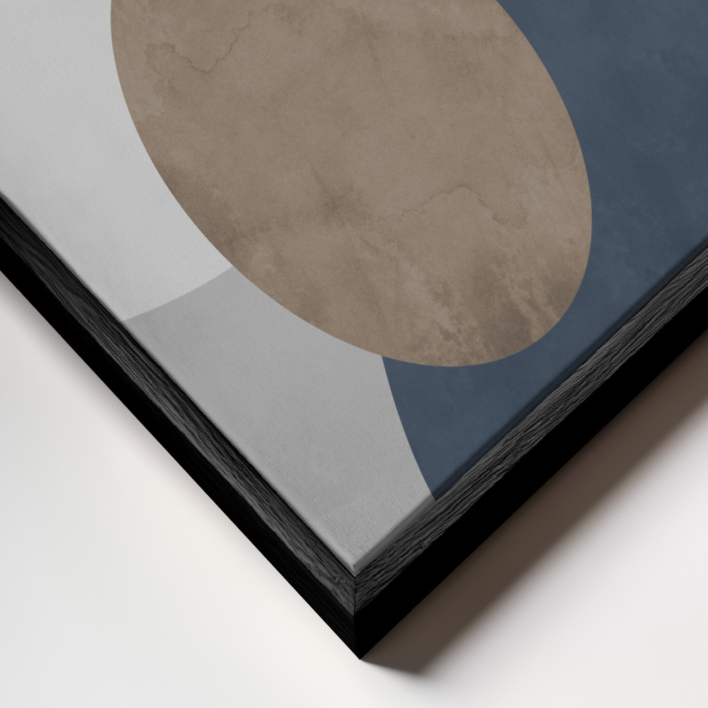 Canvas print - Graphic 210 frame close up - black frame