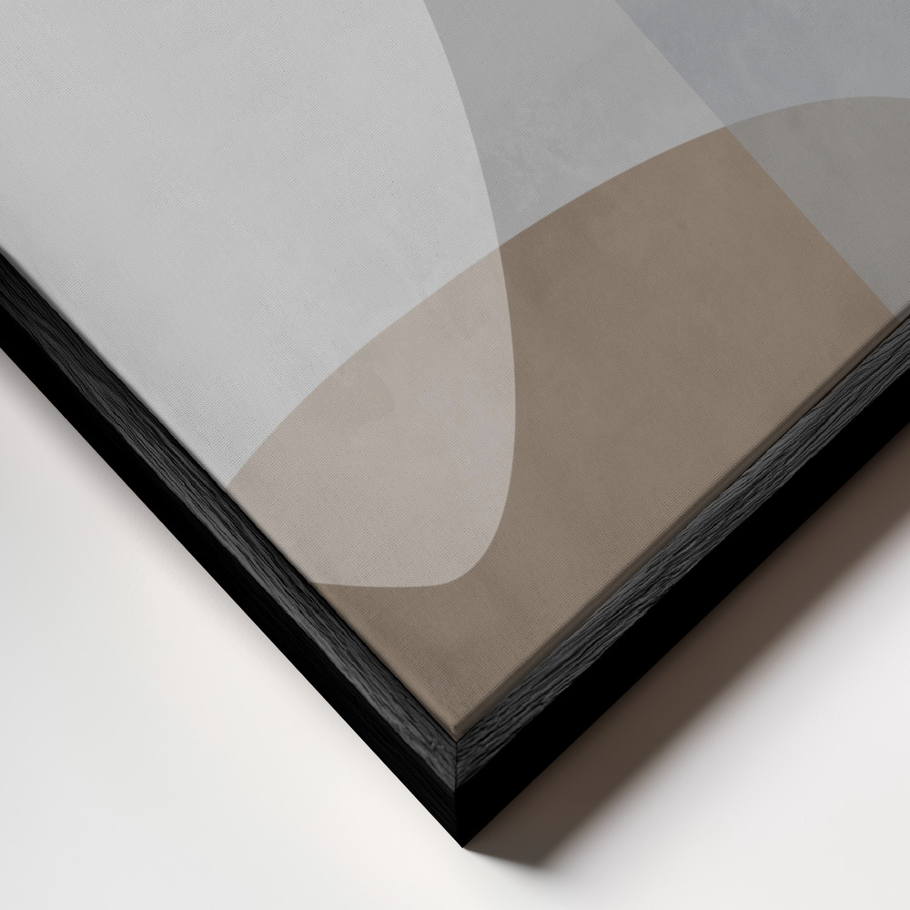Canvas schilderi - Graphic 210X frame close-up - zwart frame