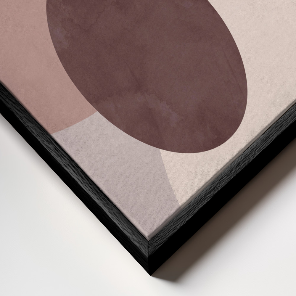 Toile - Graphic 211 cadre en gros plan - cadre noir