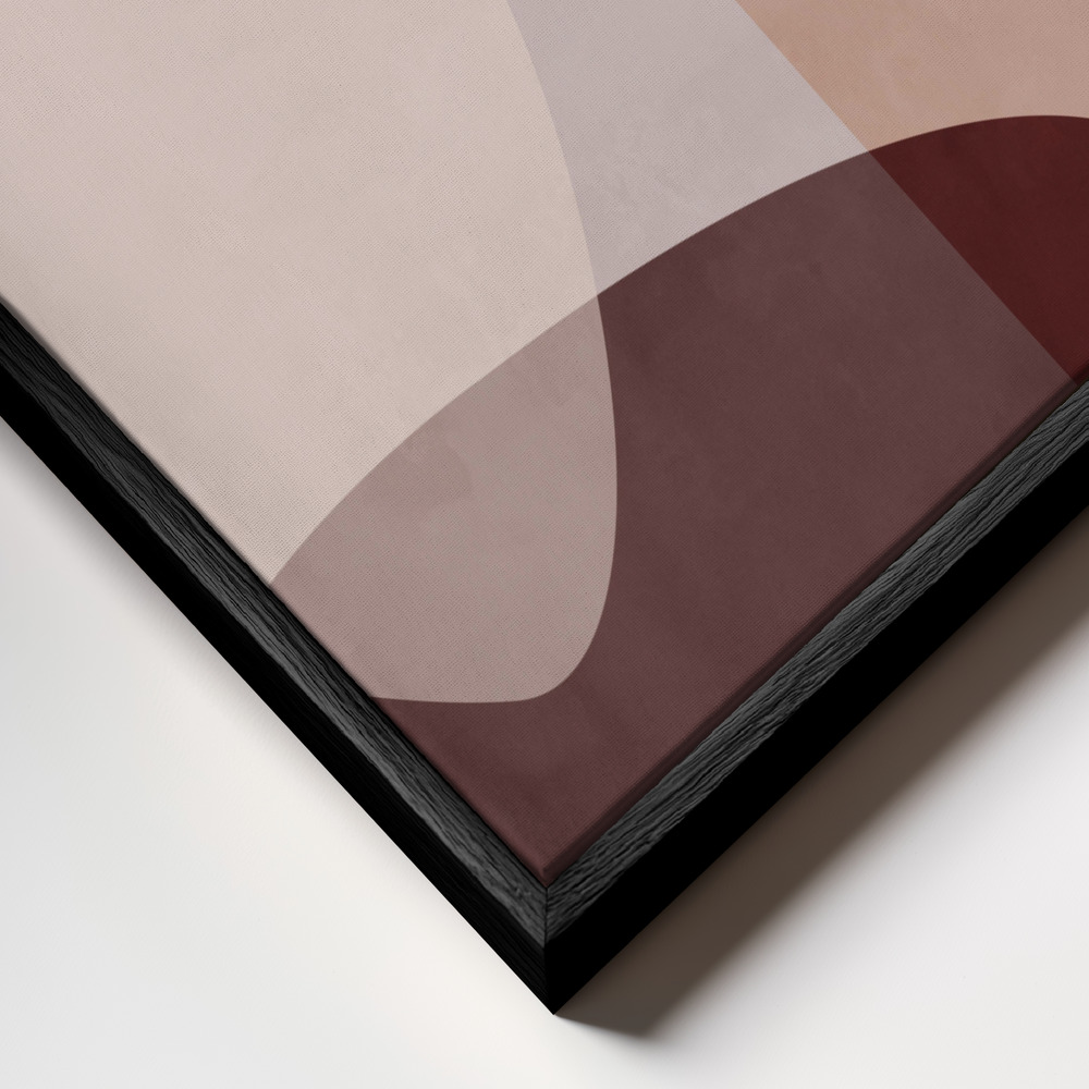 Canvas schilderi - Graphic 211X frame close-up - zwart frame