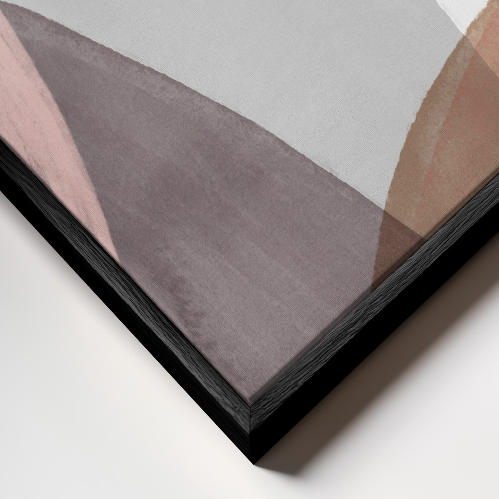Toile - Graphic 236 cadre en gros plan - cadre noir