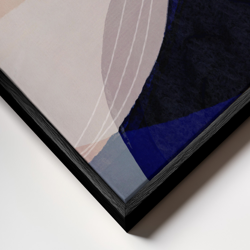 Canvas print - Graphic 242 frame close up - black frame