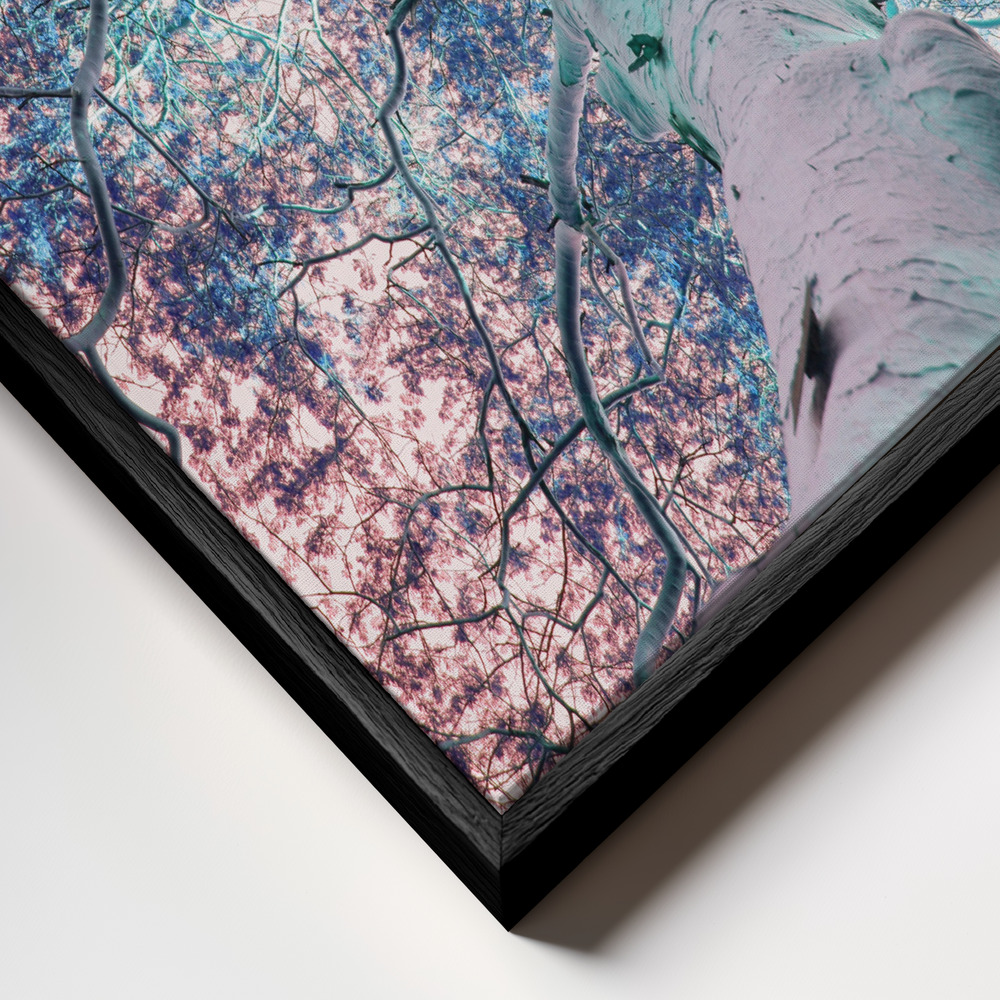 Canvas schilderi - Fever Tree frame close-up - zwart frame