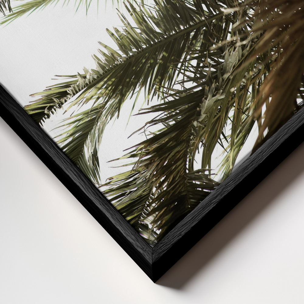 Stampe su tela - Glow primo piano della cornice - cornice nera