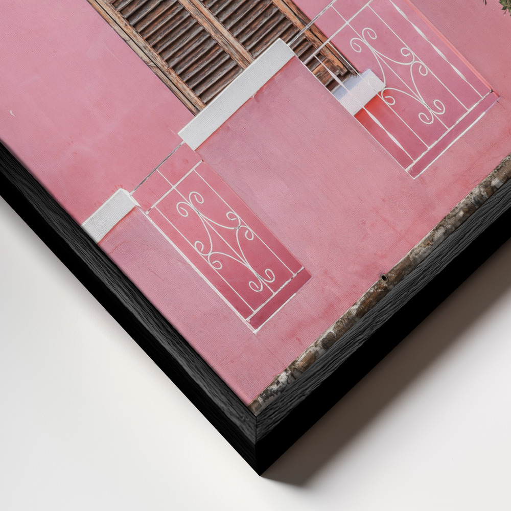 Toile - Love Street cadre en gros plan - cadre noir