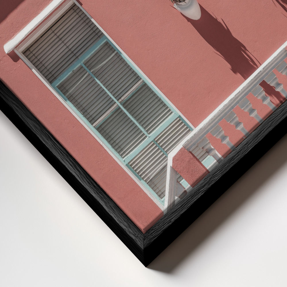 Canvas print - Malay Pride frame close up - black frame