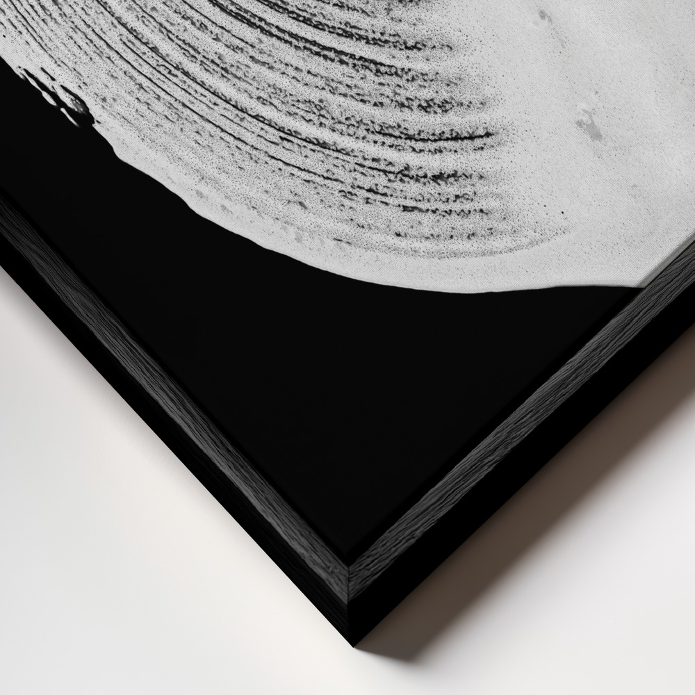 Canvas print - Minimalism 04 frame close up - black frame