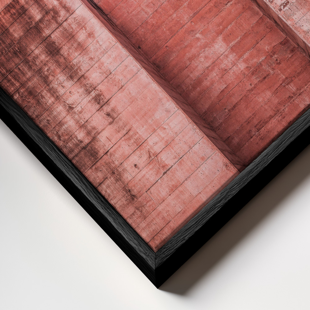 Canvas print - Mission To Mars frame close up - black frame