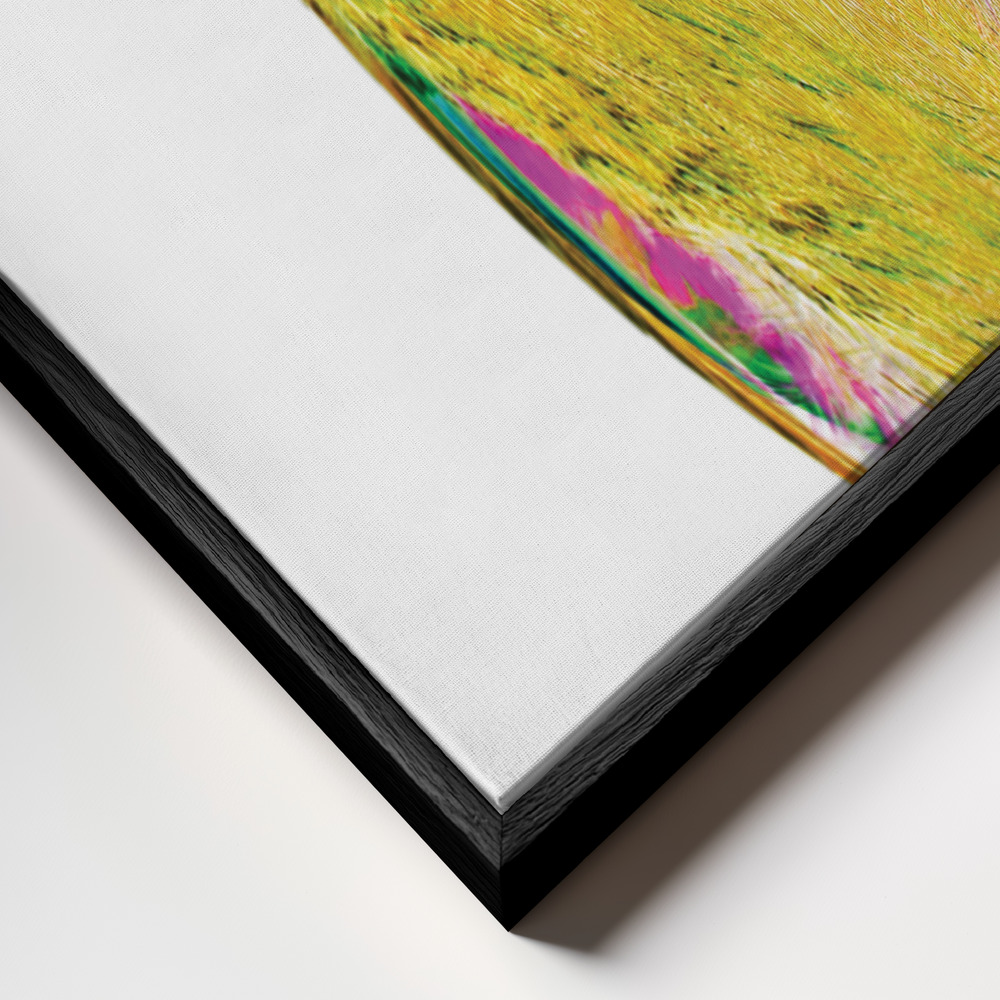 Canvas print - Polly frame close up - black frame