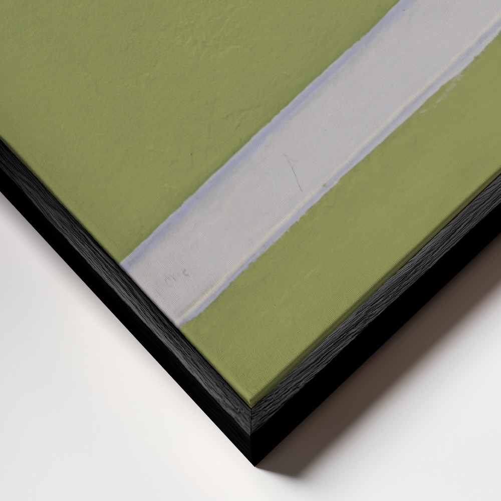 Toile - Wall Garden cadre en gros plan - cadre noir