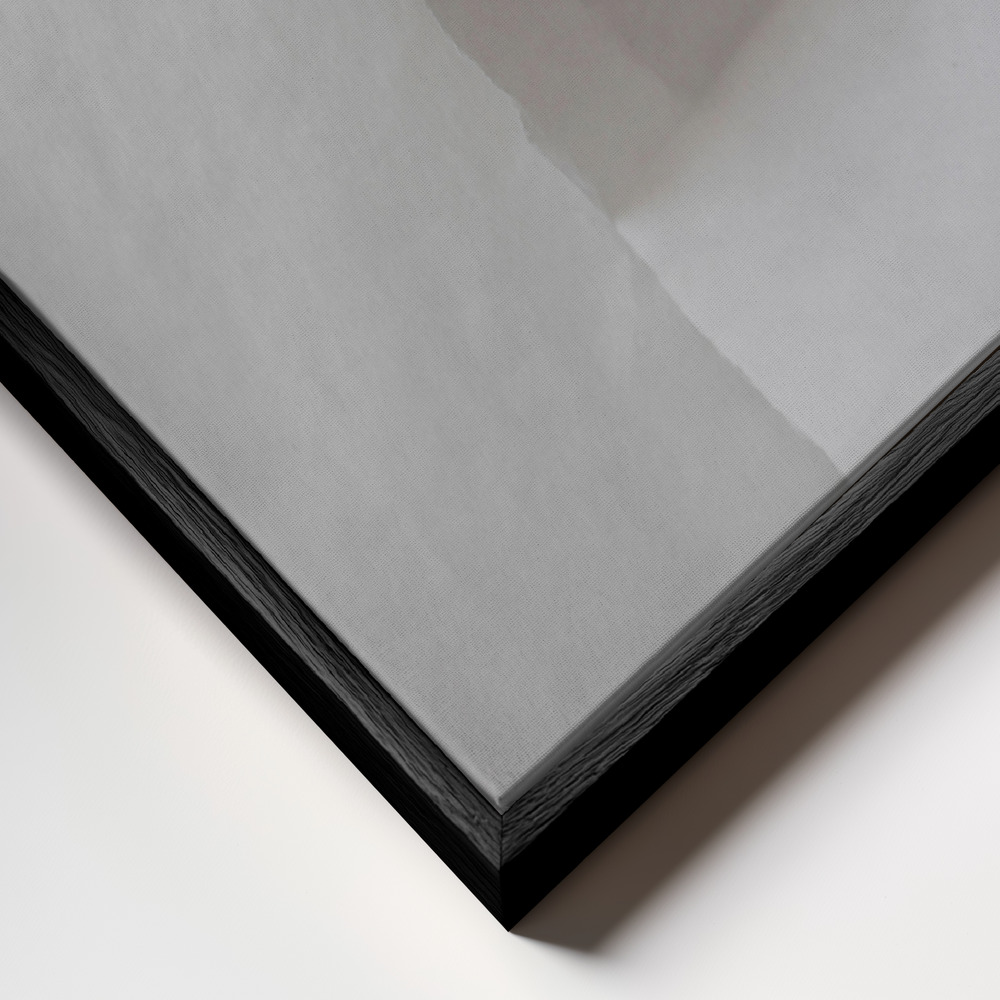 Canvas print - Paper Studies 12 frame close up - black frame