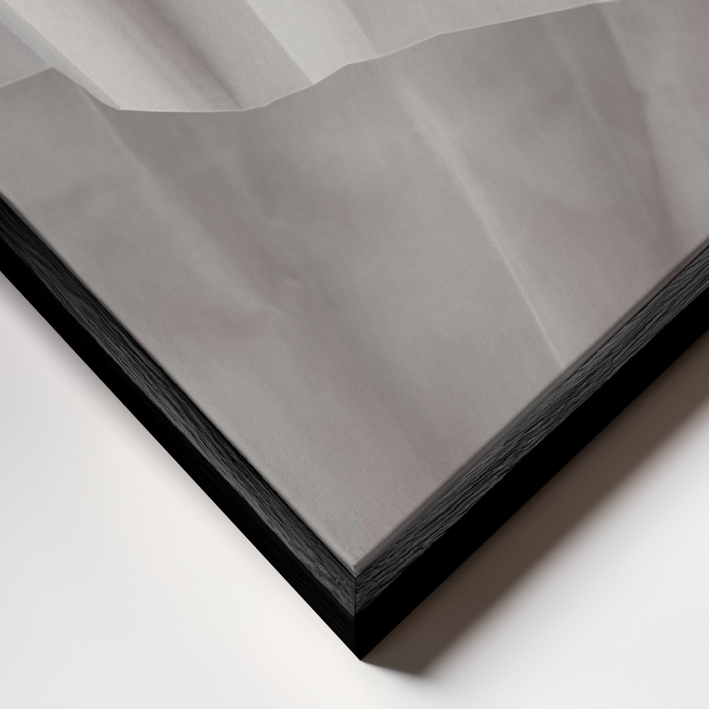 Canvas print - Paper Studies 14 frame close up - black frame