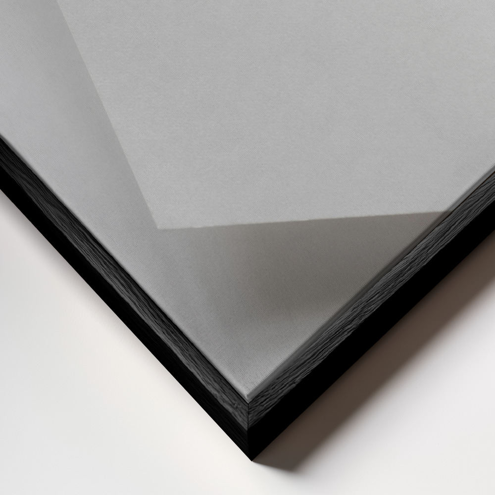 Canvas print - Paper Studies 16 frame close up - black frame