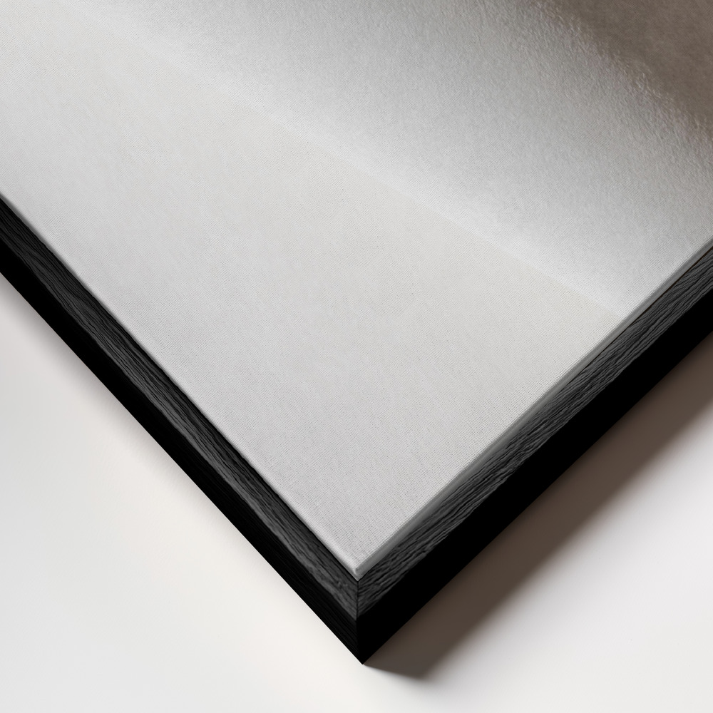 Canvas print - Paper Studies 15 frame close up - black frame