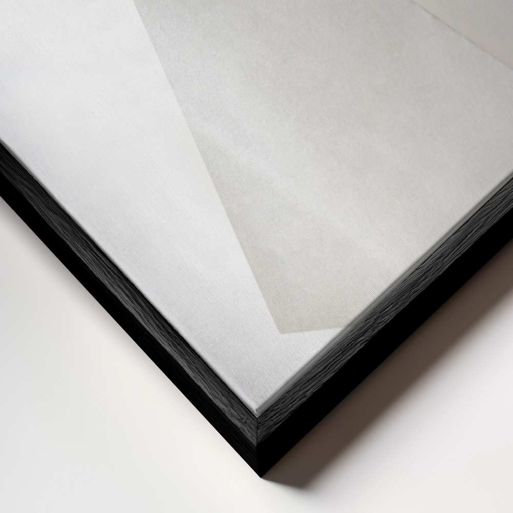 Toile - Paper Studies 18 cadre en gros plan - cadre noir