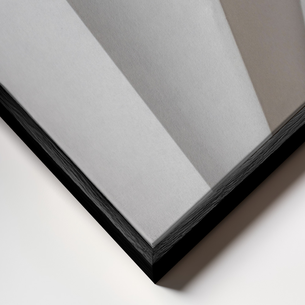 Canvas print - Paper Studies 20 frame close up - black frame