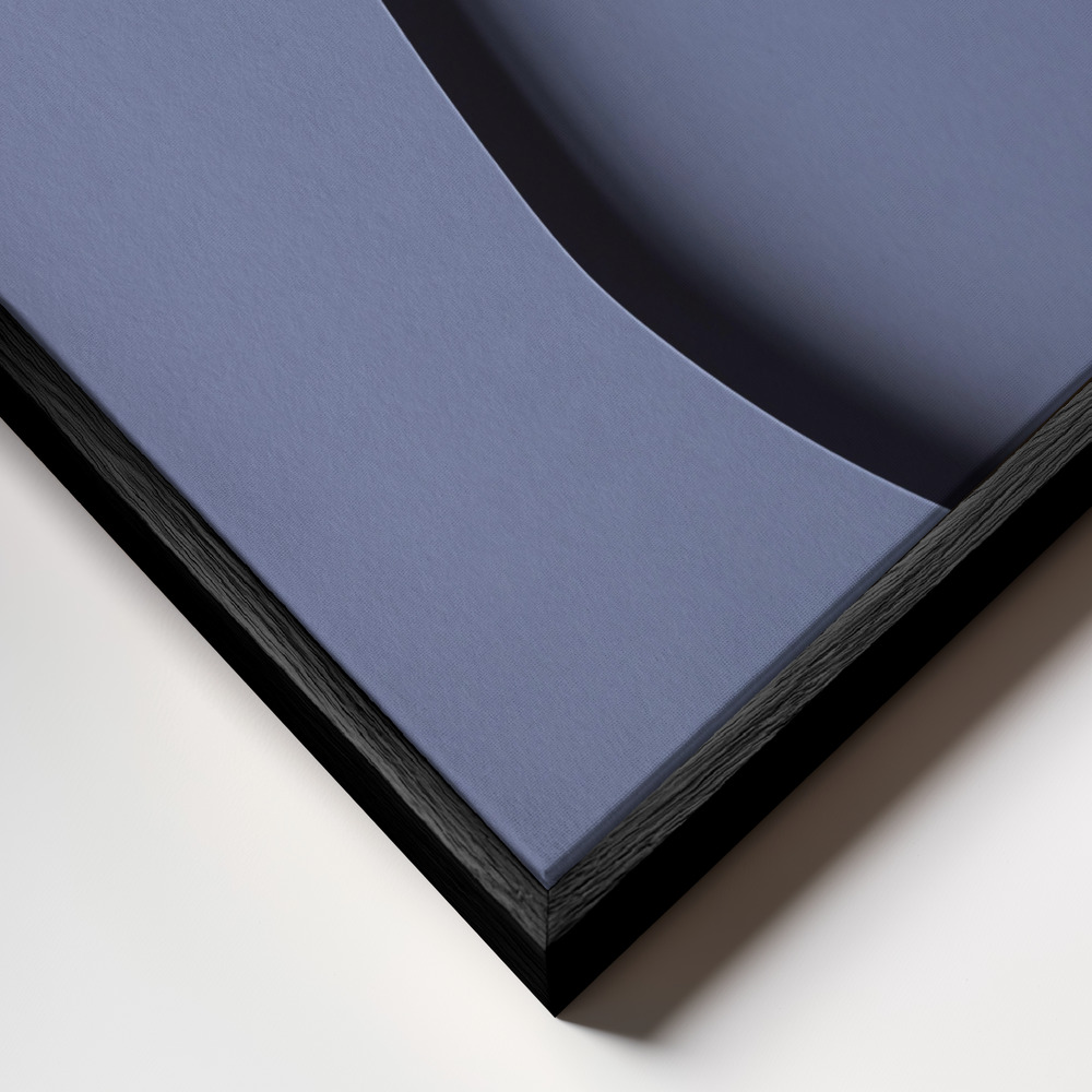 Canvas print - Paper Studies 29 frame close up - black frame