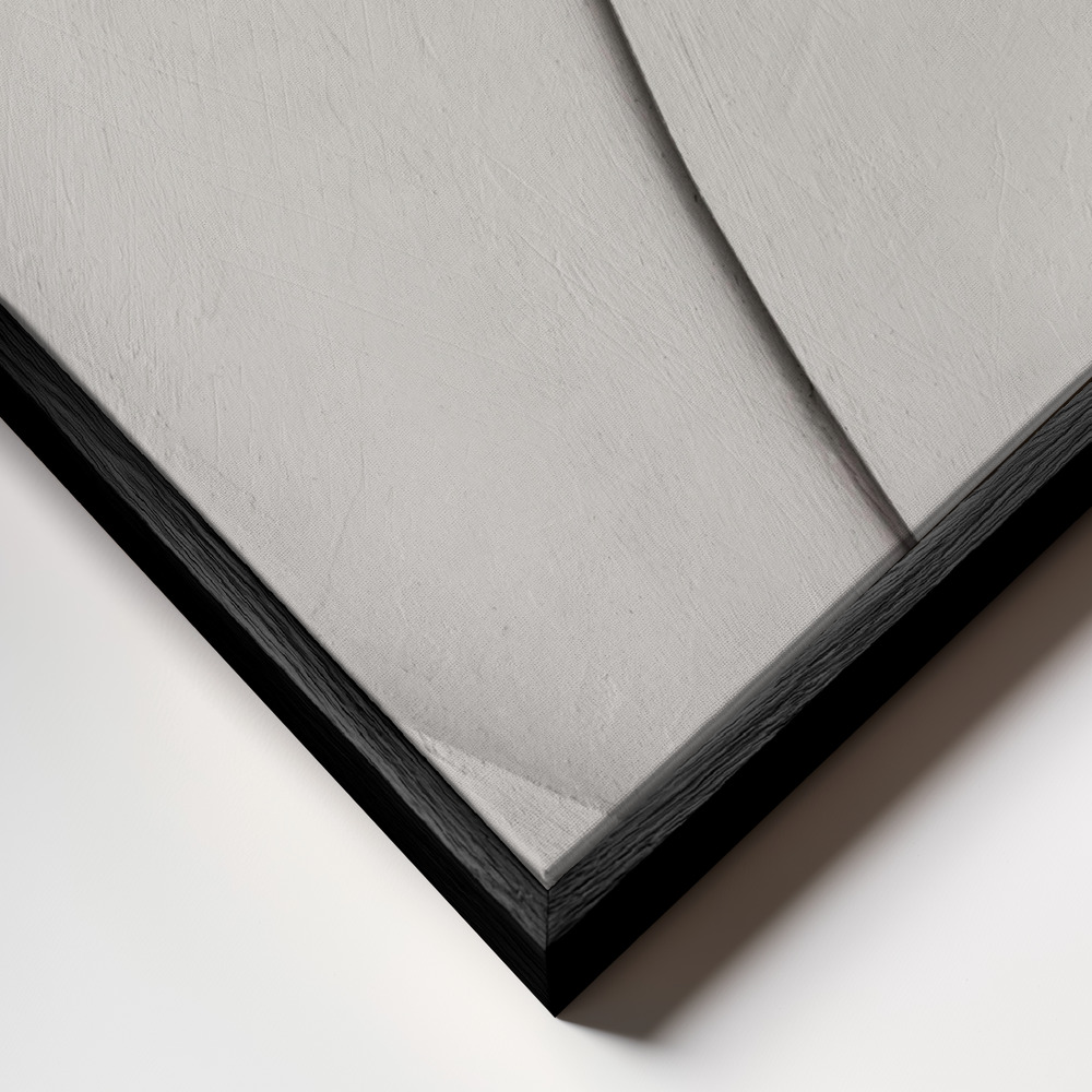 Canvas print - Shadow Play 5 frame close up - black frame