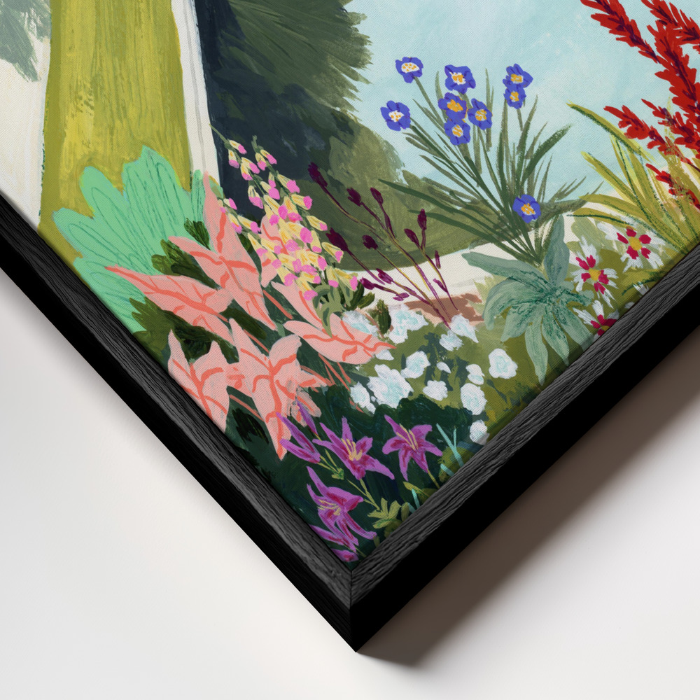 Toile - Balboa Park cadre en gros plan - cadre noir
