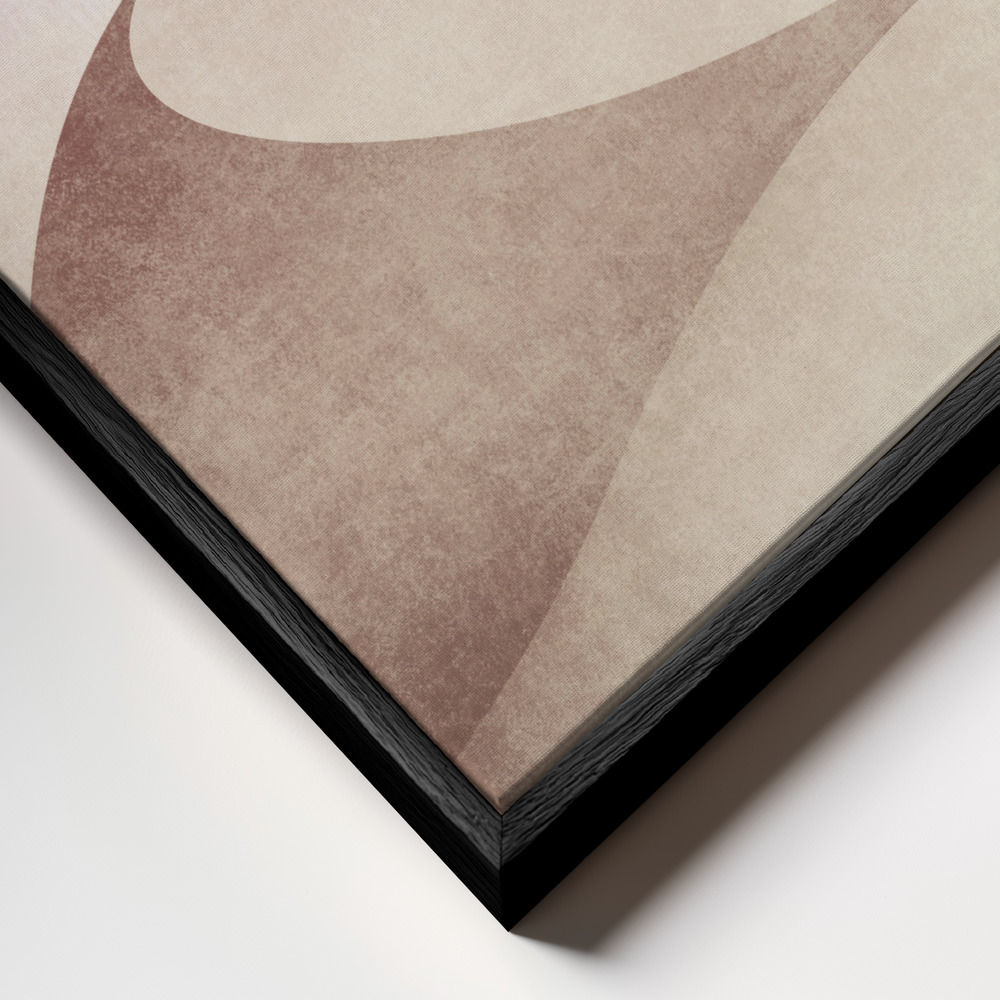 Canvas print - Desert Dreamscape frame close up - black frame