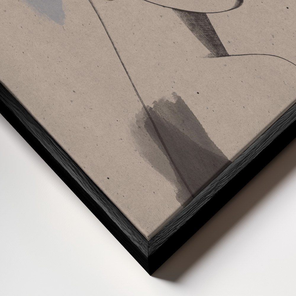 Canvas schilderi - SIZZLA frame close-up - zwart frame