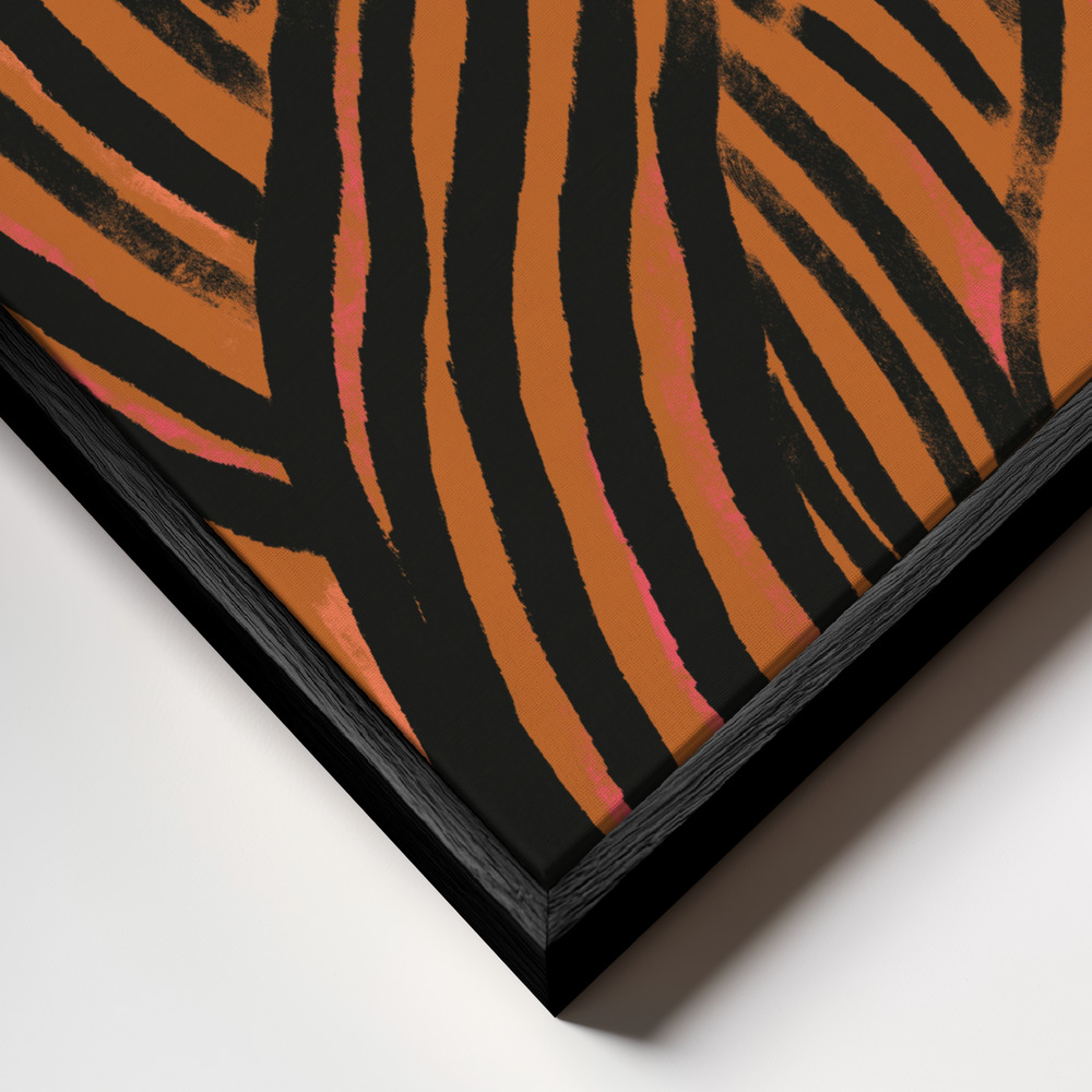 Canvas taulu - Esmeralda kehys lähikuvassa - musta kehys