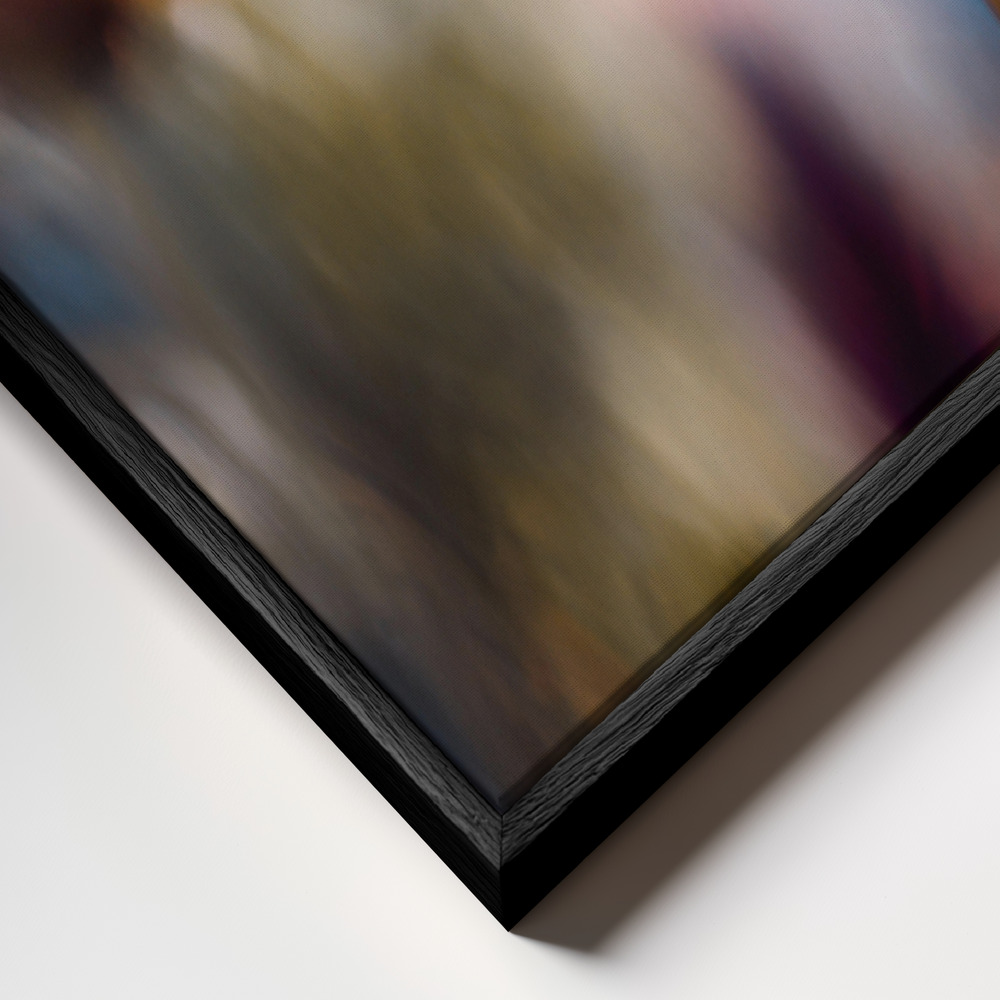 Canvas schilderi - Do you wanna dance with me frame close-up - zwart frame
