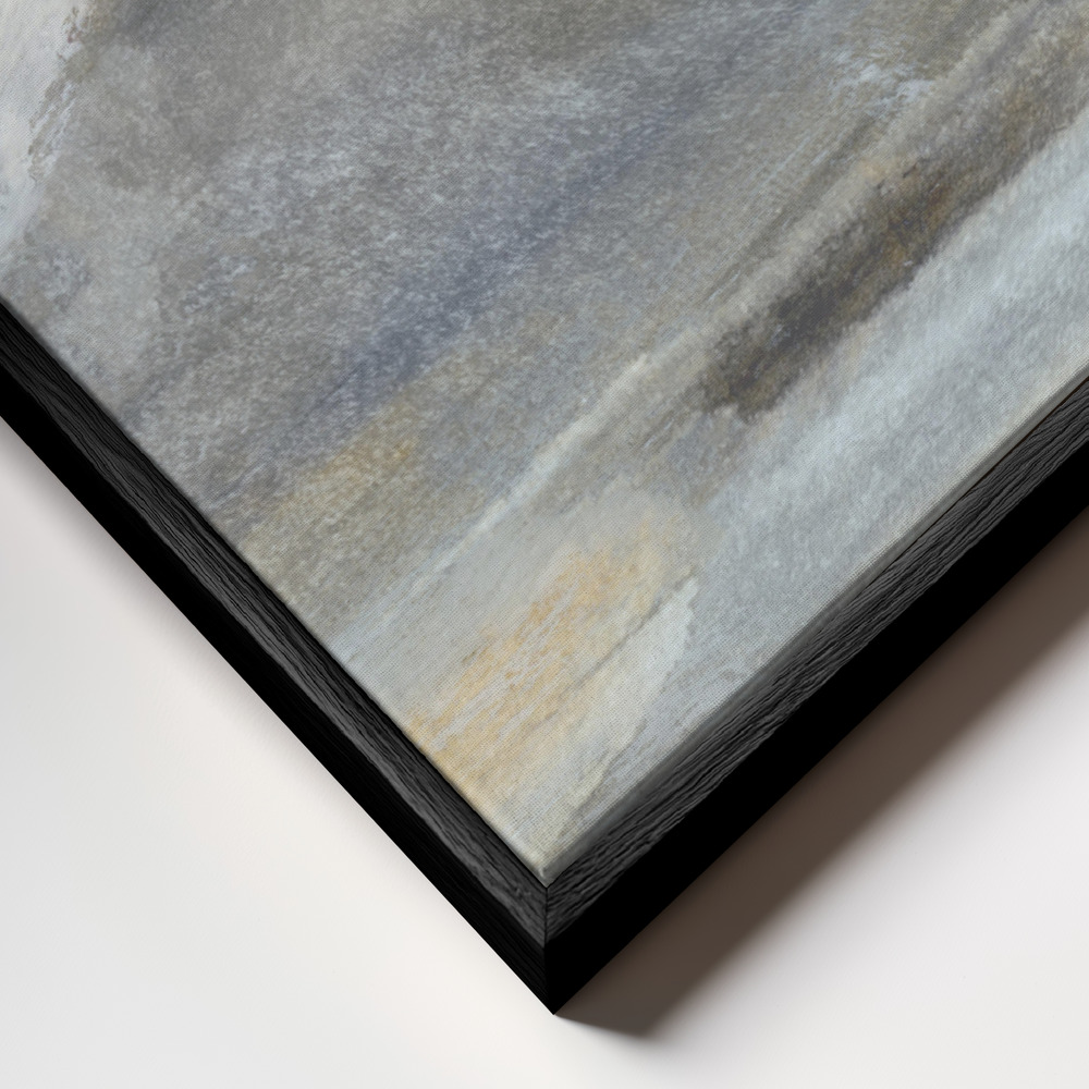 Canvas schilderi - Land 3 frame close-up - zwart frame
