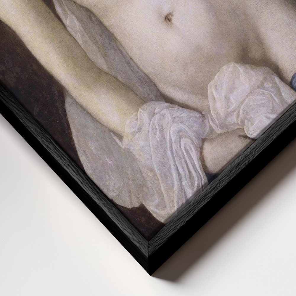 Canvas print - My Little Cherries #2 frame close up - black frame