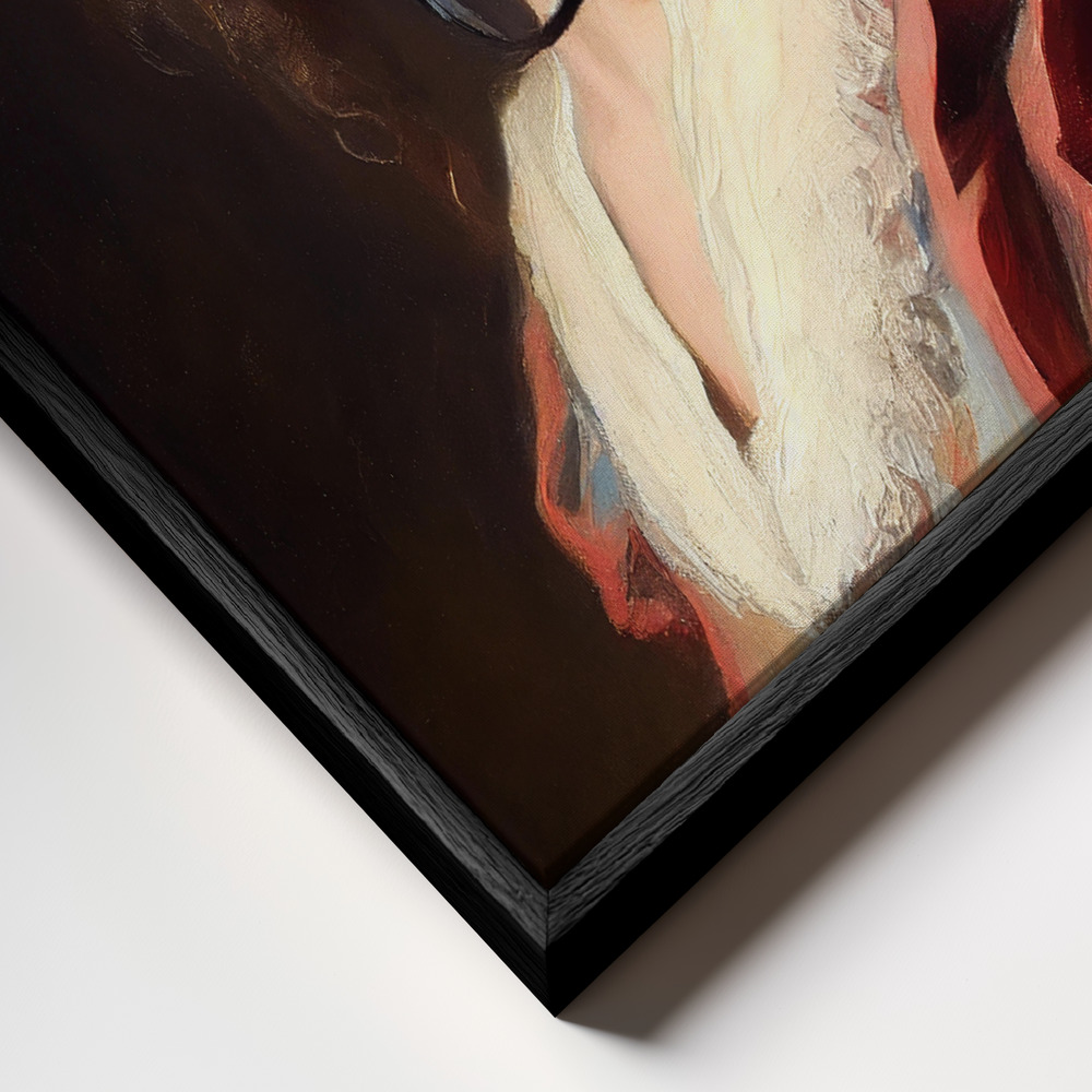 Canvas print - Vr Experience frame close up - black frame