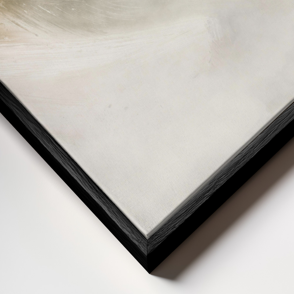 Canvas schilderi - Rural 2 frame close-up - zwart frame