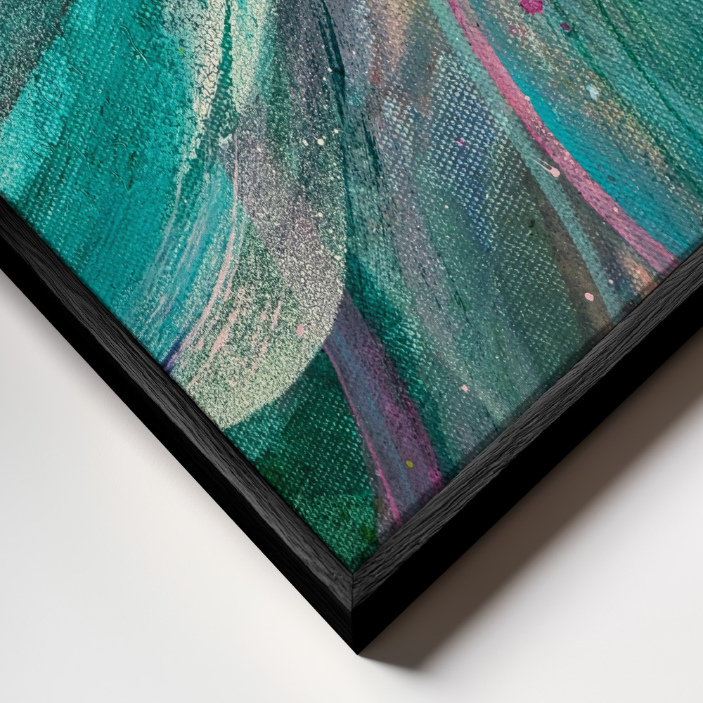 Canvas schilderi - One In a Million.1 frame close-up - zwart frame