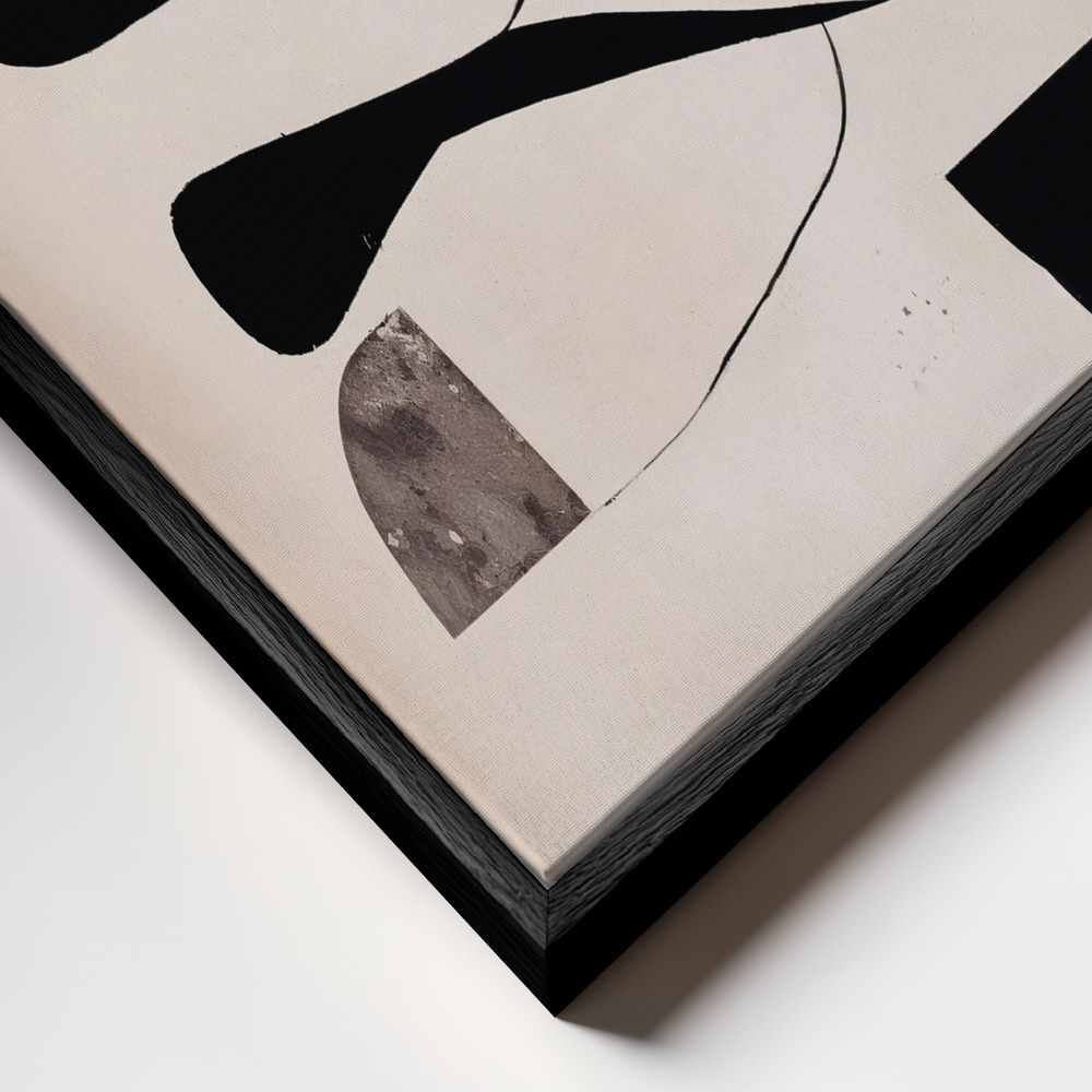 Toile - Minimalist Objects cadre en gros plan - cadre noir